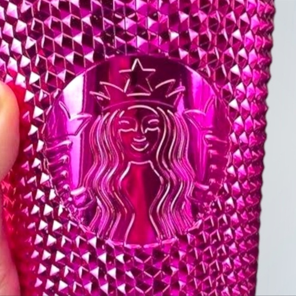 NWT STARBUCKS 2022 Sangria Bling Plastic Cold Cup SET 24oz & 16oz Limited Edit. - Picture 8 of 12